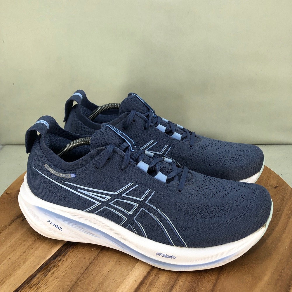 Asics Gel-Nimbus 25 Womens Running Shoes Blue 1012B601 Size 12.5